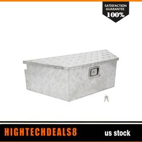 Htc17675847a Hightechdeals8 Aluminum 39 Inch X16.5 X12 Trailer Tongue Storage Tool Box For Truck Pickup Rv Atv