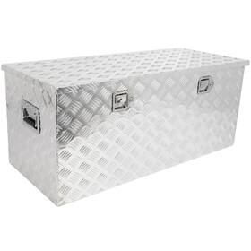 Htc18316463a Hightechdeals8 44 Inch X 18 X18 Aluminum Storage Tool Box For Truck Garage Home With 1x Lift Air Rod