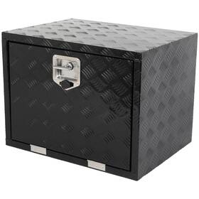 Htc18317660a Hightechdeals8 24 Inch X 18 X18 Aluminum Tool Box Truck Bed Trailer Rv Toolbox For With 2x Chain