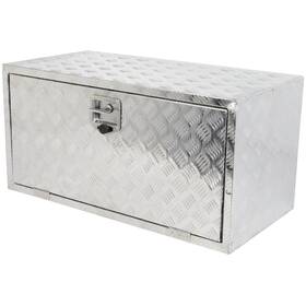 Htc18317959a Hightechdeals8 36 Inch X 18 X18 Aluminum Storage Tool Box For Truck Garage Home Office With 2x Chain