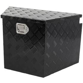 Htc18318256a Hightechdeals8 29 Inch X 17 X18 Aluminum Tool Box Truck Bed Trailer Rv Toolbox For With 1x Chain