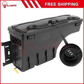 11269490 Hilamps Truck Bed Storage Tool Box For 2019-2021 Dodge Ram 1500 Left Side With Lock