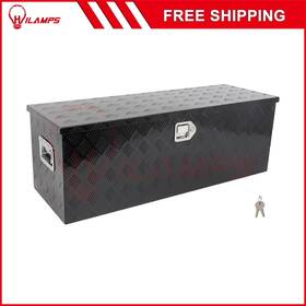 13219012 Hilamps 44 Inch X 15 X15 Aluminum Tool Box Truck Bed Trailer Rv Toolbox For With 2x Chain