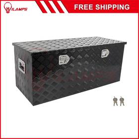 13219014 Hilamps 44 Inch X 18 X18 Aluminum Tool Box Truck Bed Trailer Rv Toolbox With 2x Lift Air Rod