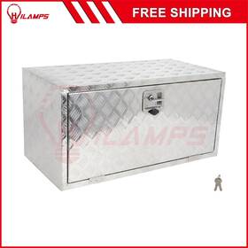 13219023 Hilamps 36 Inch X 18 X18 Aluminum Storage Tool Box Fits Truck Garage Home Office With 2x Chain