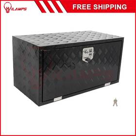 13219024 Hilamps 36 Inch X 18 X18 Aluminum Tool Box Truck Bed Trailer Rv Toolbox With 2x Chain