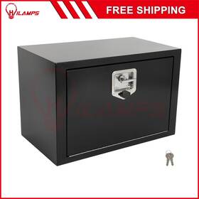 13219030 Hilamps 24 Inch X14 X16 Aluminum Tool Box Truck Bed Trailer Rv Toolbox With 2x Chain 1x Lock