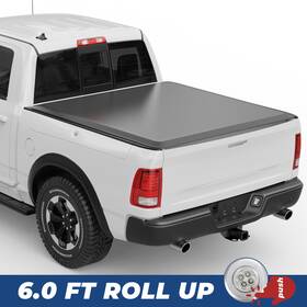 66m44219wc366 Honormotor 72 Inch 6ft Bed Roll Up Truck Tonneau Cover For 1982-93 Chevrolet S10 Gmc S15 On Top