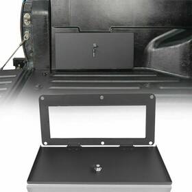 Hooke Road 414738788598 Steel Rear Back Bed Security Lockbox Frame With Keys Fit 05-23 Tacoma 2nd 3rd Gen