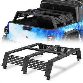 Bxg.9922-s Hooke Road 12.2 Inch High Truck Bed Rack Cargo Carrier Fit Jeep Gladiator Tacoma Ford Ranger