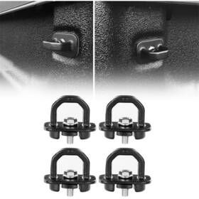Qt.10030 Hooke Road Universal Fitment Truck Bed Cargo Tie-down Rings Anchors Kit For 07-22 Chevy Gmc