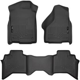 98031 Husky Liners Weatherbeater Floor Mats Fits 2002 - 2008 Ram 1500 Crew Black