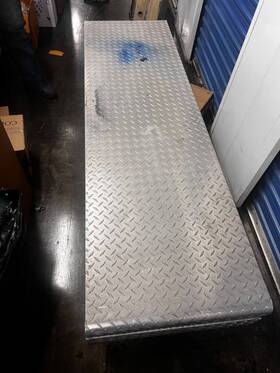 Tbs-54-lp Husky Truck Bed Rail-to-rail Tool Box-low Profile Series Single Lid Crossover Box