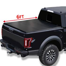 162-intb3 Inexrud 6ft Hard Tri-fold For 1986-1996 Jeep Comanche Tonneau Cover Fleetside