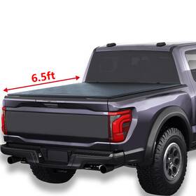 43-instf Inexrud 6.5ft Soft Quad Up For 14-25 Chevrolet Silverado/gmc Sierra 1500 Tonneau Cover