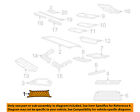 3l2z78550a66aa Interior-rear-cargo Net Ford Oem