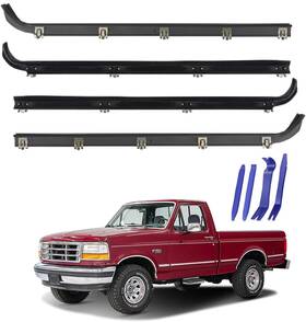 1521452 Itranmc Window Molding Sweep Felt Trim Seal For 1987-1997 Ford F150 F250 F350