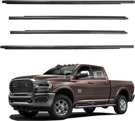 Itran-14-55112376ah Itranmc Weatherstrip Window Molding Trim Seal For 2009-2021 Dodge Ram 1500 2500 3500