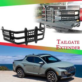 C946 Itspicka Truck Bed Extender For 2022 Hyundai Santa Cruz With Molle Panel And Flag Bracket