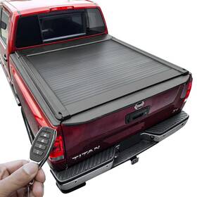 Tc-er-tit16-lo Jcwin Auto Er Tonneau Cover Retract For 2007-2025 Nissan Titan 6.6ft Long Bed