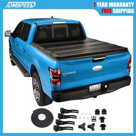 Cmhh82022 Jdmspeed New 8ft Hard 3-fold Long Bed Tonneau Cover For 2002-2024 Ram 1500/2500/3500