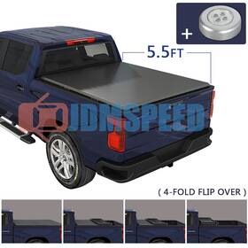 Cmtt82096 Jdmspeed 5.5ft Bed 4-fold Tonneau Cover Soft For Toyota Tundra 2022
