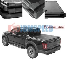 H222-cmh82047-b Jdmspeed Hard Solid Tri-fold Tonneau Cover For 2004-2015 Nissan Titan 5.7 Ft Bed Pickup T