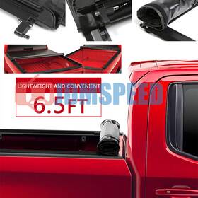H267 Jdmspeed 6.5ft Bed Soft Roll-up Tonneau Cover For Toyota Tundra 2022