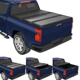 277-cmhh82035 Jdmspeed Motor Hard 3-fold Tonneau Cover Fit For Silverado Sierra 1500 2500hd 8ft Bed 1988-2007