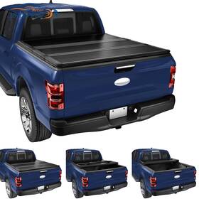 Cmhh82009 Jdmspeed Motor New 8ft Hard 3-fold Tonneau Cover Fit For 1999-2024 F350 F250 F450 Super Duty