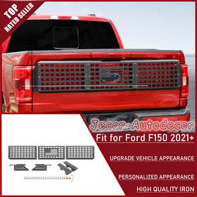 Jecar Jecar202507195 Tailgate Door Tool Rack Rear Trunk Carrier Storage Frame Kit For Ford F150 2021