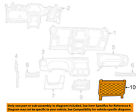 1rv39dx9ab Jeep Oem 11-13 Chrysler Panel Net Wrangler Dash-cargo Instrument