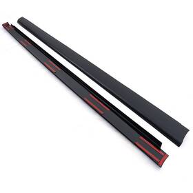 02etm4506abk Jijiamotor13 Fit For 99-07 Silverado/sierra Rocker Panels Truck Bed Cap Molding Rail Cover
