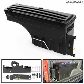 J-02isc2002lbk Jijiamotor13 Fit For 05-20 Toyota Tacoma Rear Truck Bed Storage Box Toolbox Driver Left Side