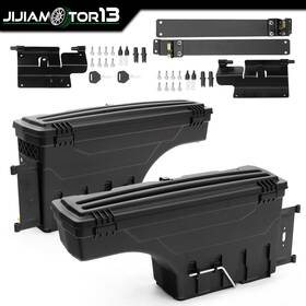 J-02isc4505tbk Jijiamotor13 Truck Bed Storage Box Toolbox Driver&passenger Set Fit For 15-20 Colorado Canyon