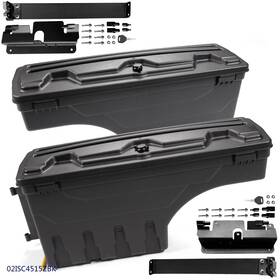 J-02isc4515tbk Jijiamotor13 Pair Truck Bed Storage Tool Box Fit For 2007-19 Chevy Silverado Gmc Sierra 1500