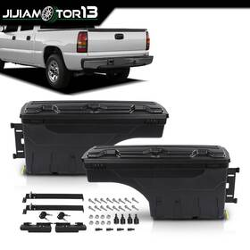 J-02isc4553zbk Jijiamotor13 Truck Bed Storage Box Fit For 99-07 Chevy Silverado And Gmc Sierra 1500 2500 3500