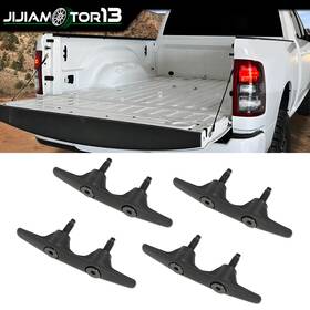 J-02sbc3702abk Jijiamotor13 Fit For Dodge 19-22 02-08 Ram 2500 Set/4 Bed Tie Down Bracket Hooks With Bolts
