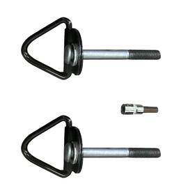 Jingnan Jn-1306 Heavy Duty No-rattle V-ring Tie Downs Anti-shake Truck Bed Anchor For Tacoma