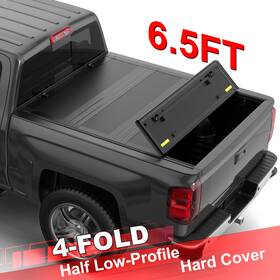 201m042365-n Jmotorparts Truck Tonneau Cover For Dodge Ram With 6.5ft Bed 2009-2018 Half Low-profile