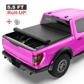 98m44101-t98 Jpcteam 5.5ft Truck Bed Soft Vinyl Roll-up Tonneau Cover With Led For 09-26 Ford F150 New