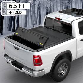 M042269t Jpcteam 4-fold 6.5ft Frp Hard Tonneau Cover For 2014-2019 Silverado Sierra 1500 2500hd
