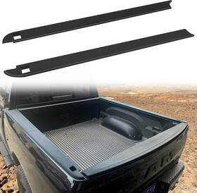1.hb.0067 Kakabas 5.7ft Truck Bed Rail Caps Compatible With Dodge Ram 1500 2009-2018 Top Black