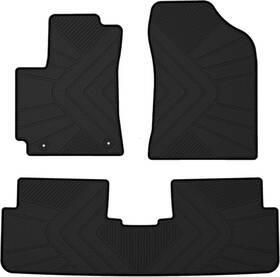 Tc09-13 Kazoner Floor Mats Compatible With 2009-2013 Toyota Corolla Custom Fit All Black