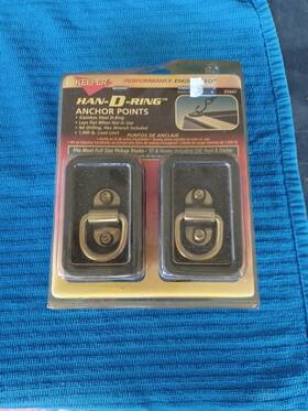 05647 Keeper Bull Ring Anchor Points Tie Downs Truck Bed Straps Han-d-ring