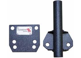 Fb21329 Kentrol/fishbone Offroad Universal Truck Bed Rail Flag Mount For 1 Inch Diameter Poles Black
