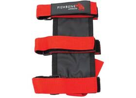 Fb55155 Kentrol/fishbone Offroad For 2.5/3lbs Fire Extinguisher Holder Red/black Nylon Webbing