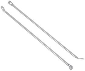 14216 Key Parts 1967-72 Chevrolet C10 Gmc Fleetside Pickup Rear Bedside Braces Stainless Steel
