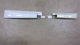 147.ki1p07 Kia 2007 07 Rondo Front And Back Right Side Roof Rack Cover Tips White 104416