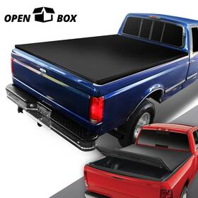 Ko62254s Ko Speed Open Box Soft Tri-fold Tonneau Cover For 73-98 Ford F100 F150 F250 6.5ft Bed